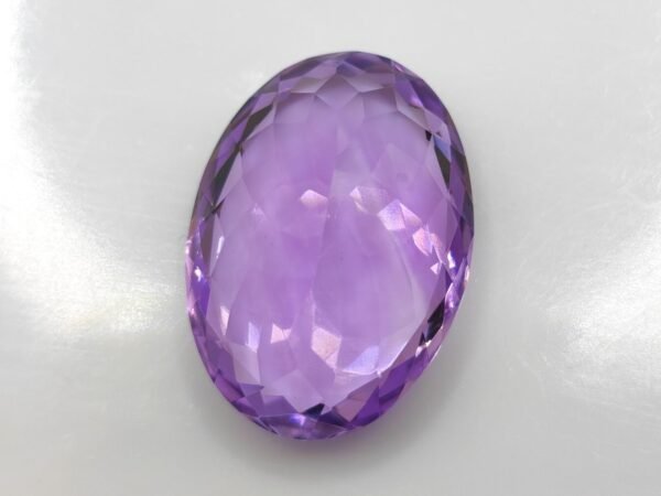 Natural Amethyst oval cut from brazil - violet gemstone for jewellry and collection