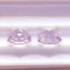 paire améthyste 3.79 carats - The Fine Gems - couleur violet lavande claire - pierre fine pour joaillerie et collection - taille précise