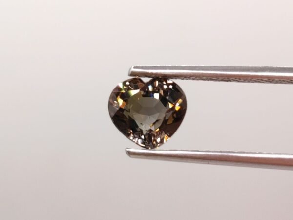 Tourmaline multicolore 1.76 Carats - The Fine Gems - taille cœur à facettes