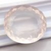 Quartz Rose naturel 41.61 Carats - taille ovale à facettes - brésil - Pierre fine rose pour bijou et collection