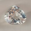 White natural Topaz 11.46 Carats - The Fine Gems - white gemstone - pear cut