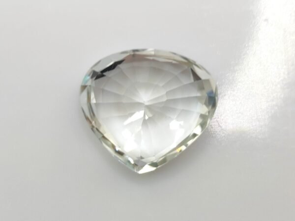 White natural Topaz 11.46 Carats - The Fine Gems - white gemstone - pear cut