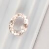 Morganite 2.63 Carats - The Fine Gems , natural beryl, oval cut , natural inclusions and light pink-peach color