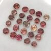 Saphir 3.68 Carats - The Fine Gems Lot Saphirs Fancy 3.68ct Tanzanie | 25 Pierres Rondes Rose Brun THE FINE GEMS