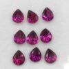 Rhodolite Garnet 3.52 Carats - The Fine Gems, Pear cut , natural gemstone from Tanzania - perfect color