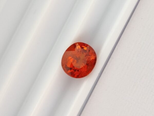 Spessartite 1.56 Carats - The Fine Gems - Natural precious orange gemstone, oval cut spessartite garnet
