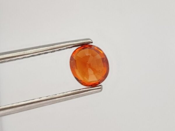 Spessartite 1.56 Carats - The Fine Gems - Natural precious orange gemstone, oval cut spessartite garnet