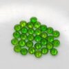 30 pierres naturelles verte taille ronde , 2.27 carats Chrome Diopside de Russie - Pierre fine