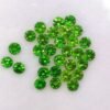 30 pierres naturelles verte taille ronde , 2.27 carats Chrome Diopside de Russie - Pierre fine