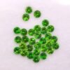 30 pierres naturelles verte taille ronde , 2.27 carats Chrome Diopside de Russie - Pierre fine