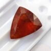 Hessonite 10.65 ct - The Fine Gems, natural orange red garnet , trillon cut