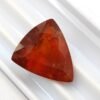 Hessonite 10.65 ct - The Fine Gems, natural orange red garnet , trillon cut