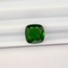 Chrome Diopside cushion cut , natural green gemstone from russia