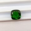 Chrome Diopside cushion cut , natural green gemstone from russia