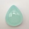 pear cabochon natural aqua chalcedony , wonderful color - gemstone