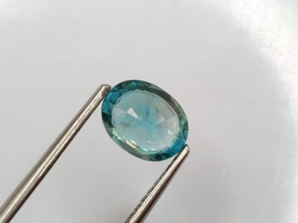 Blue Zircon 2.68 Carats - natural blue gemstone, oval cut