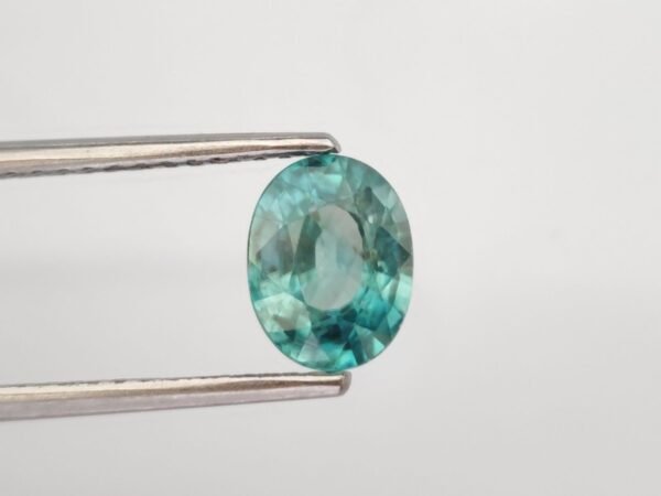 Blue Zircon 2.68 Carats - natural blue gemstone, oval cut