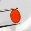 Fire opal 1.05 Carat - The Fine Gems - oval cut - natural - opale de feu naturelle mexique , orange