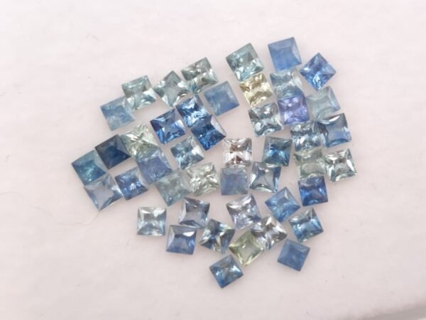 sapphire sri lanka 4.33 Carats - The Fine Gems - princess cut - precious gemstone for jewelry