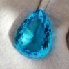 Swiss blue topaz 39.25 Carats - The Fine Gems - Pear cut - blue gemstone