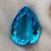 Swiss blue topaz 39.25 Carats - The Fine Gems - Pear cut - blue gemstone