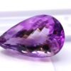 Amethyst 47.62 Carats - The Fine Gems - Pear cut natural gemstone from Zambia