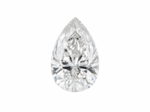 Diamond natural pear cut 1 CT IGI G-VVS2 The Fine Gems