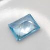Blue Topaz 7.24 Carats - The Fine Gems - rectangle facetted cut gemstone