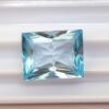 Blue Topaz 7.24 Carats - The Fine Gems - rectangle facetted cut gemstone
