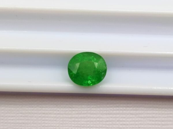 1.04 ct Tsavorite - The Fine Gems 1.04 ct Tsavorite - The Fine Gems - oval cut natural precious green gemstone - tsavorite garnet from kenya