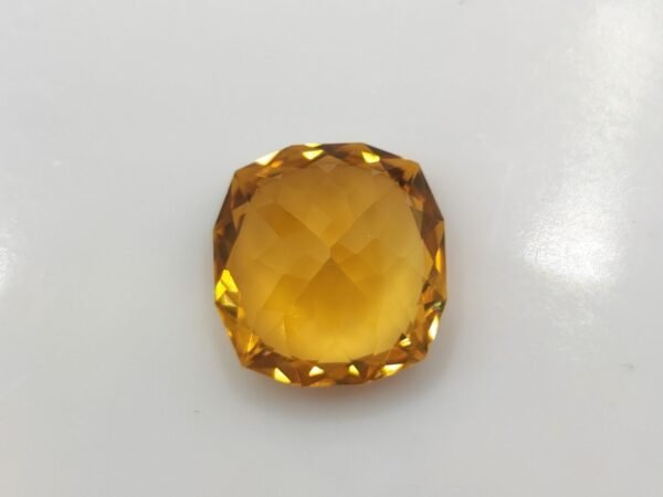 Citrine 8.85 Carats - The Fine Gems - cushion cut - Brazil - natural gemstone for collection and jewellry