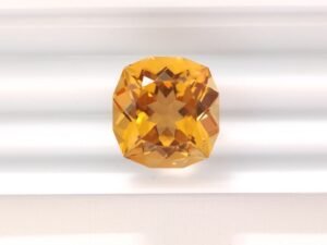 Citrine 8.85 Carats - The Fine Gems - cushion cut - Brazil - natural gemstone for collection and jewellry
