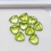 Peridot 4.60 Carats - The Fine Gems - natural green gemstone trillon cut from myanmar