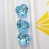 6.70 sky blue topaz 6.70 sky blue topaz heart cut - gemstone for collection and jewelry