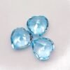 6.70 sky blue topaz 6.70 sky blue topaz heart cut - gemstone for collection and jewelry