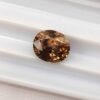 Natural brown Zircon from cambodia - oval cut - gemstones for collection and jewelry