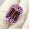 Kunzite 35.18 Carats - The Fine Gems Natural Kunzite from Brazil, cushion cut . Precious pink gemstone for collection and jewelry