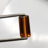 Natural Orange zircon 3.11 Carats - emerald cut - gemstone for collection and jewelry