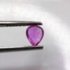 natural Pink Sapphire 0.77 Carat - The Fine Gems - pear cut