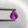 natural Pink Sapphire 0.77 Carat - The Fine Gems - pear cut