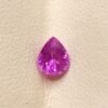 natural Pink Sapphire 0.77 Carat - The Fine Gems - pear cut
