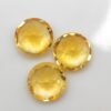 Natural golden citrine from brazil , round cut , precious gemstone for jewelry and collection.