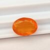 oval cut natural fire opal from mexico - natural gemstone
