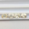natural zircon oval brillant cut for jewelry and collection