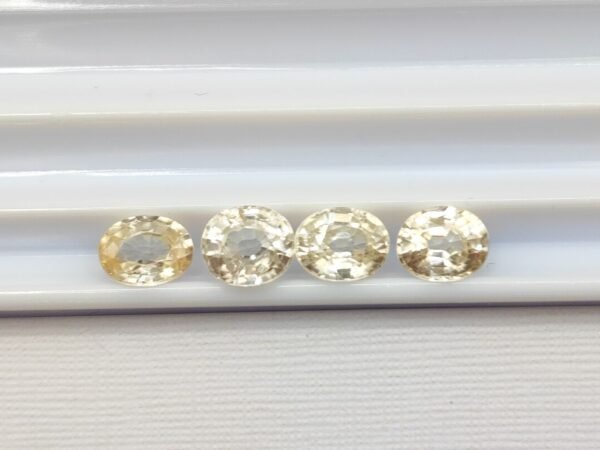 natural zircon oval brillant cut for jewelry and collection