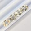 natural zircon oval brillant cut for jewelry and collection