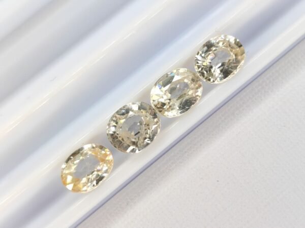 natural zircon oval brillant cut for jewelry and collection
