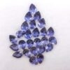 natural iolite from Madagascar , pear cut , gem quality - gemstone for jewelry and collection.