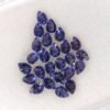 natural iolite from Madagascar , pear cut , gem quality - gemstone for jewelry and collection.
