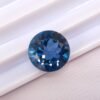 London blue topaz 2.96 Carats - The Fine Gems - round cut gemstone - brazil